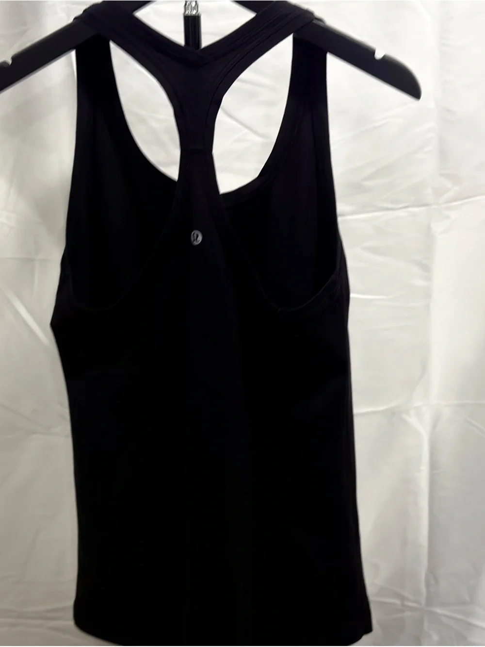 Lululemon Black Racerback Athletic Tank Top Women’s Size 6 Yoga Running